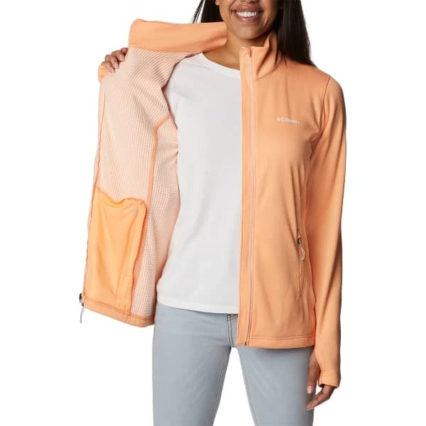 COLUMBIA W PARK VIEW™ GRID FLEECE FULL ZIP PEACH HEATHER 23 8 COLUMBIA W PARK VIEW™ GRID FLEECE FULL ZIP PEACH HEATHER 23 – Image 6