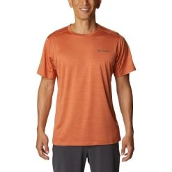 COLUMBIA ALPINE CHILL™ ZERO SHORT SLEEVE CREW DESERT ORANGE HEATHER 23