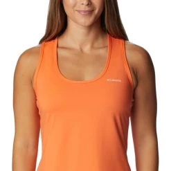 COLUMBIA HIKE™ PERFORMANCE TANK SUNSET ORANGE/PEACH BLOSSOM LOGO 23 -Columbia shop 9 128744 2012571 853 04