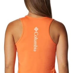 COLUMBIA HIKE™ PERFORMANCE TANK SUNSET ORANGE/PEACH BLOSSOM LOGO 23 -Columbia shop 9 128744 2012571 853 05