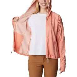 COLUMBIA BOUNDLESS TREK™ GRID FLEECE SUMMER PEACH HEATHER/PEACH BLOSSOM 23 -Columbia shop 9 128794 boundless trek tm grid fleece summer peach heather peach blossom 2033654 828 05