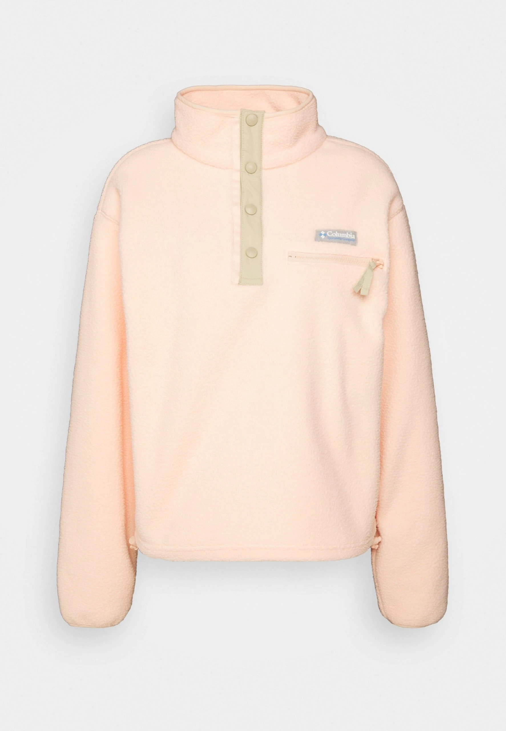 Columbia Helvetia™ Cropped Half Snap - Sweat Polaire - Peach Blossom/Ancient Fossil 8 Columbia Helvetia™ Cropped Half Snap - Sweat Polaire - Peach Blossom/Ancient Fossil – Image 6