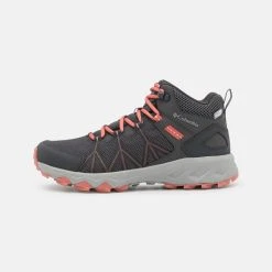 Columbia Peakfreak Ii Mid Outdry - Chaussures De Marche - Dark Grey/Dark Coral