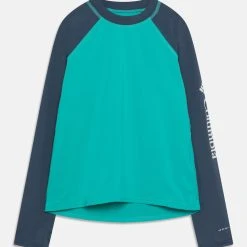 Columbia Sandy Shores Long Sleeve Sunguard Unisex - T-Shirt De Surf - Bright Aqua/Dark Mountain