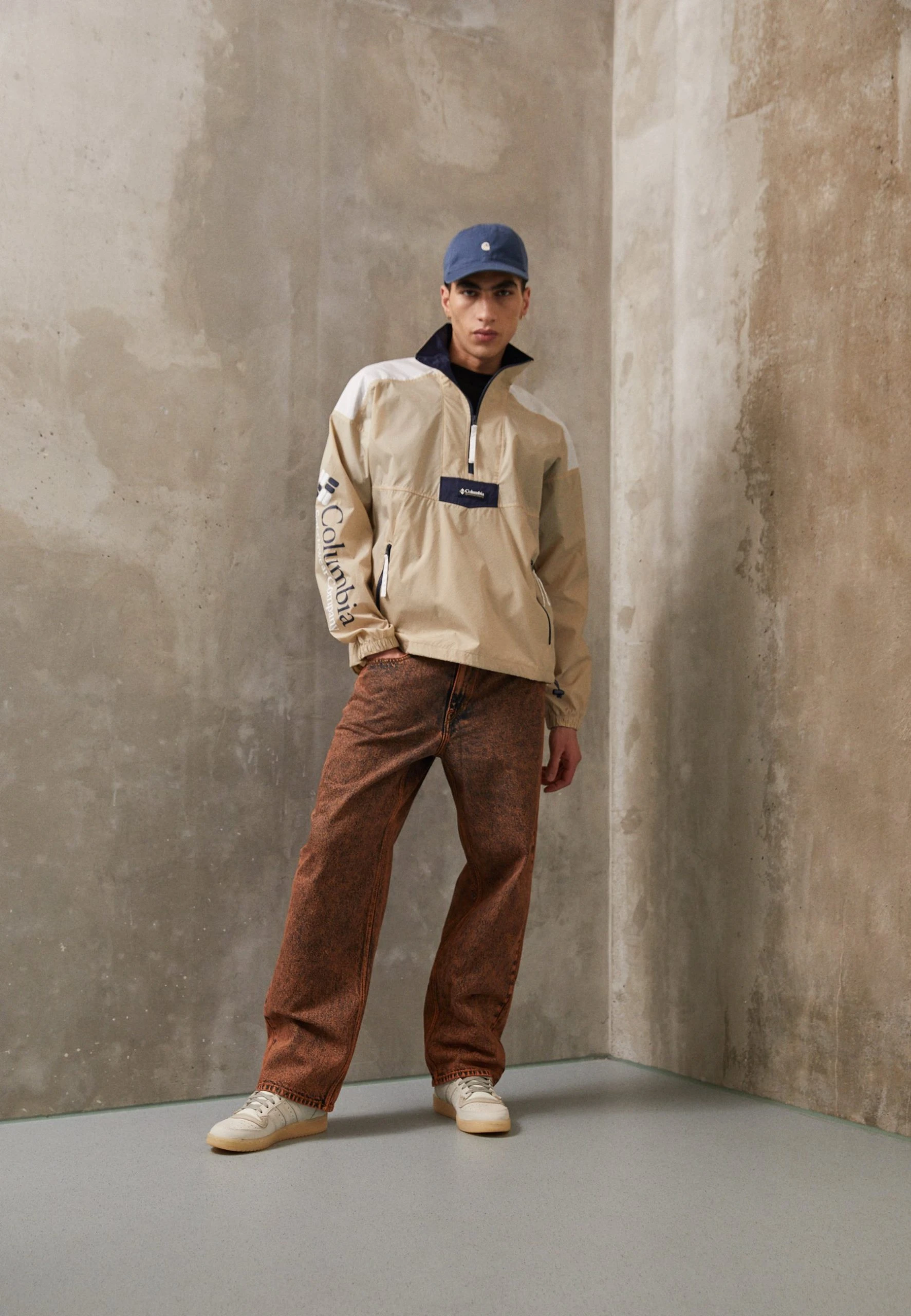 Columbia Riptide™ Anorak - Veste Coupe-Vent - Ancient Fossil/White/Collegiate Navy 4 Columbia Riptide™ Anorak - Veste Coupe-Vent - Ancient Fossil/White/Collegiate Navy – Image 2