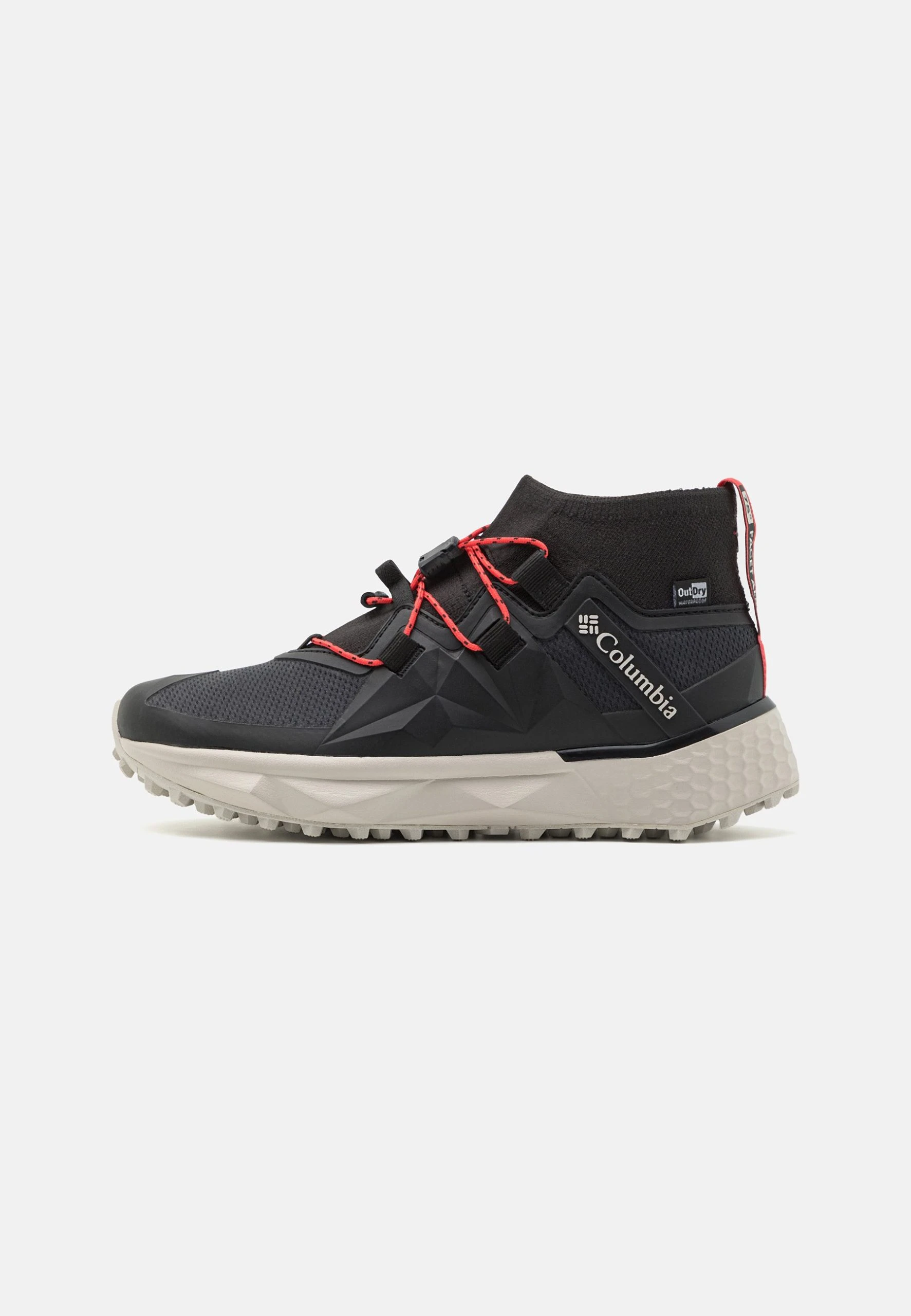 Columbia Facet 75 Alpha Outdry - Chaussures De Marche - Black/Red Coral 3 Columbia Facet 75 Alpha Outdry - Chaussures De Marche - Black/Red Coral