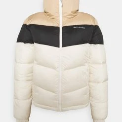 Columbia Puffect™ Color Blocked Jacket - Veste D'Hiver - Chalk/Black/Beach -Columbia shop ca7003c538a84a3baef6954b6b630fbb scaled