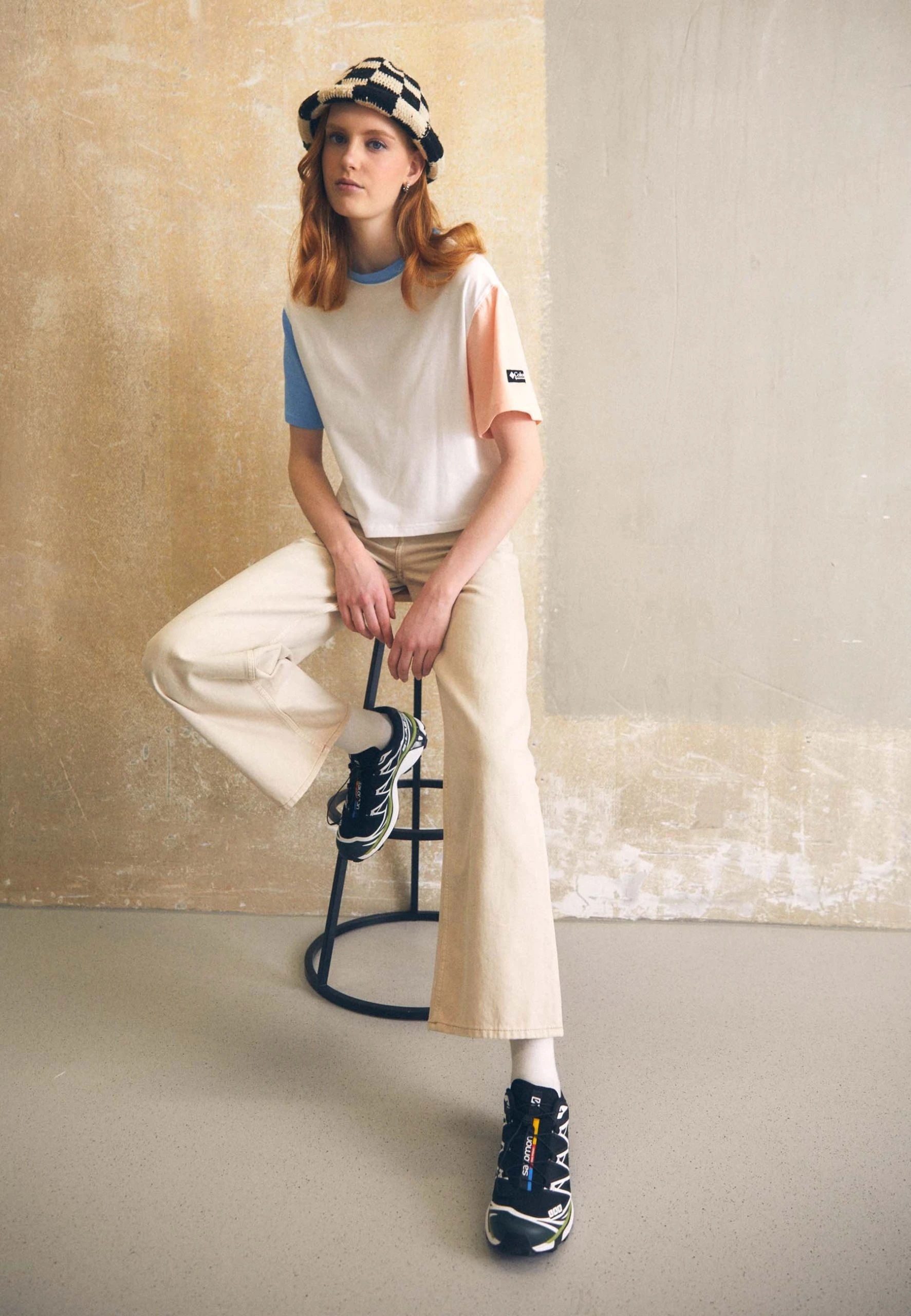 Columbia Deschutes Valley Cropped Tee - T-Shirt Imprimé - White/Vista Blue/Peach Blossom 4 Columbia Deschutes Valley Cropped Tee - T-Shirt Imprimé - White/Vista Blue/Peach Blossom – Image 2