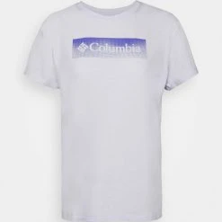 Columbia Sun Trek™ Graphic Tee - T-Shirt De Sport - Purple Tint Heather -Columbia shop d98411a063e24512939a584778a21394 scaled