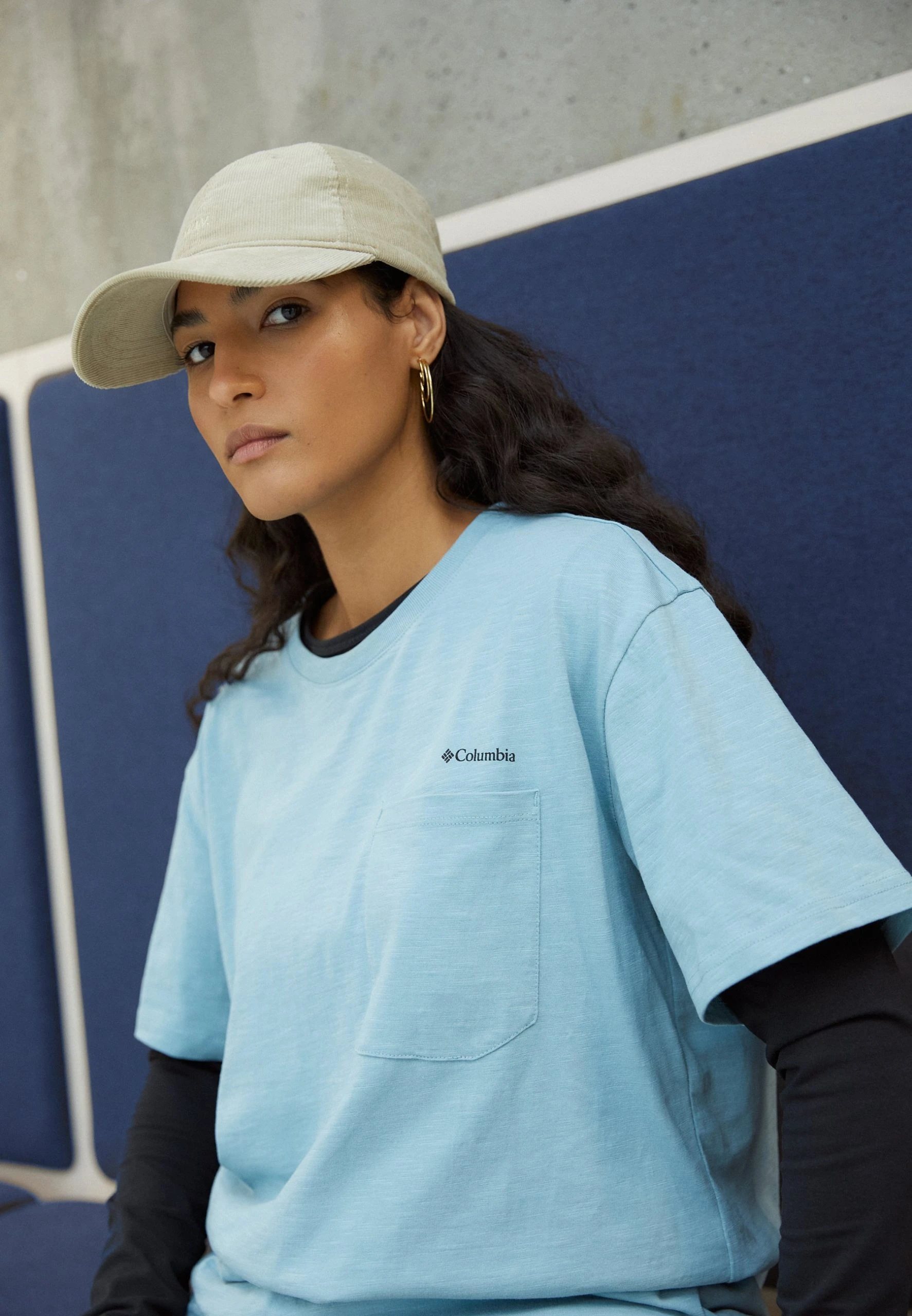 Columbia Break It Down Tee - T-Shirt Basique - Stone Blue 3 Columbia Break It Down Tee - T-Shirt Basique - Stone Blue