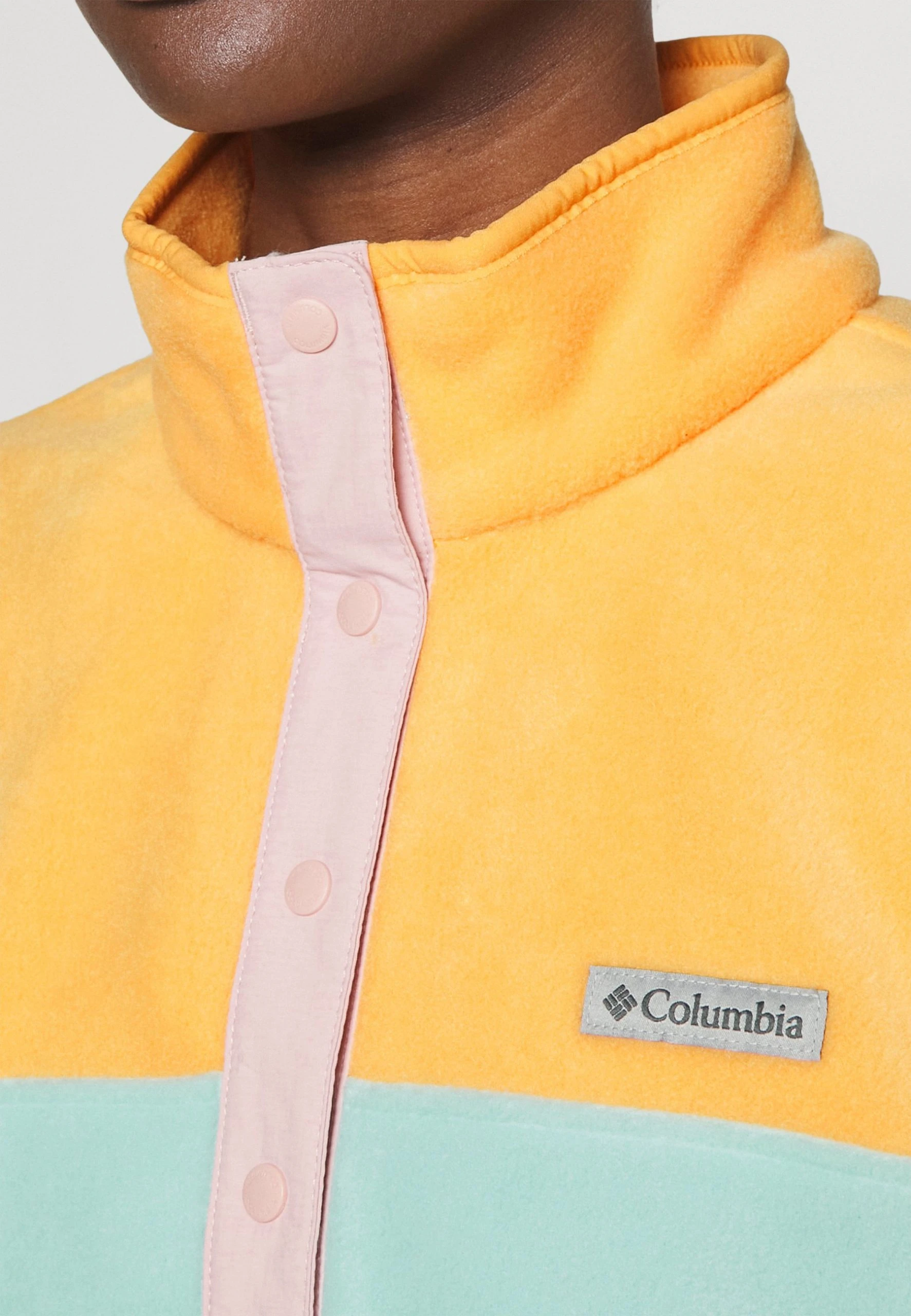 Columbia Benton Springs™ 1/2 Snap - Sweat Polaire - Aqua Haze/Sunset Peach/Dusty Pink 8 Columbia Benton Springs™ 1/2 Snap - Sweat Polaire - Aqua Haze/Sunset Peach/Dusty Pink – Image 6