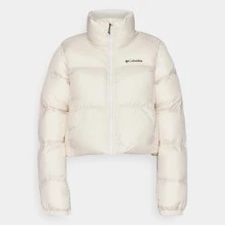 Columbia Puffect Cropped Jacket - Veste D'Hiver - Chalk -Columbia shop f18d68b55e8042e8ac10017e5f97e6dc scaled